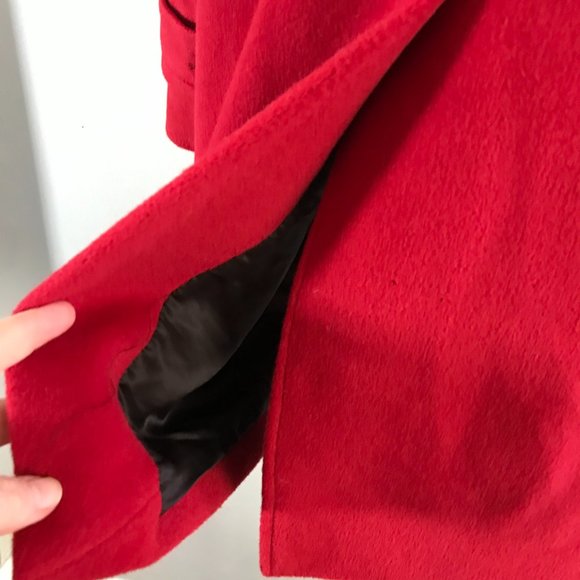 Schneiders Salzburg Sz 8 Wool Angora Blend Coat Single Breasted - Picture 8 of 10